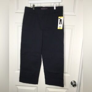 Gloria Vanderbilt Pull On Wide Leg Crop Pants w/ Tummy Control - Size 6 - NWT. 7